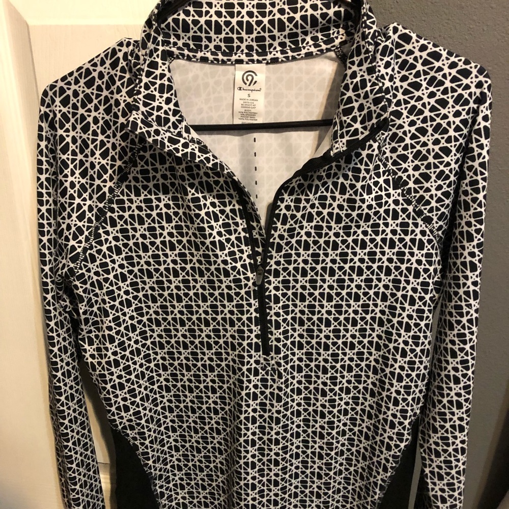 Half zip workout shirt
